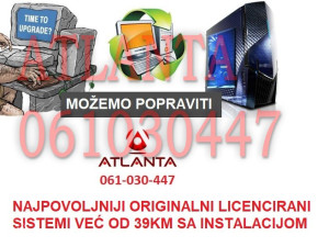 Servis instaliranje dizanje sistema Windows laptopa racunara PC