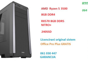 Ryzen 5 3500 8GB DDR4  rx 570 8gb pc gamer gaming