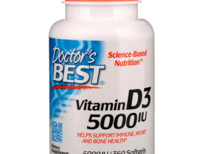 VITAMIN D3 5000 IU, 360 softgels