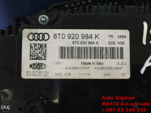 Instrument sat cager Audi A5 Sportback 2,0 TDI 2014 8T0920984K