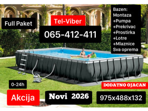 VELIKI BAZEN INTEX XTR 975x488x132 AKCIJA! Bazeni