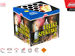 Vatromet; VELIKI SPEKTAKL; 19 Izbačaja Razred II; Orion