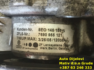 SERVO PUMPA Audi A4 B7 2,0 TDI 2006 8E0145155N