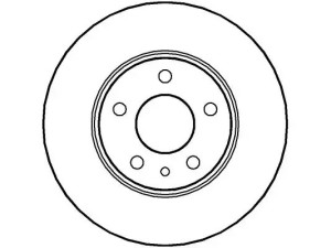 Prednji disk Peugeot Pezo 301 307 1007 208