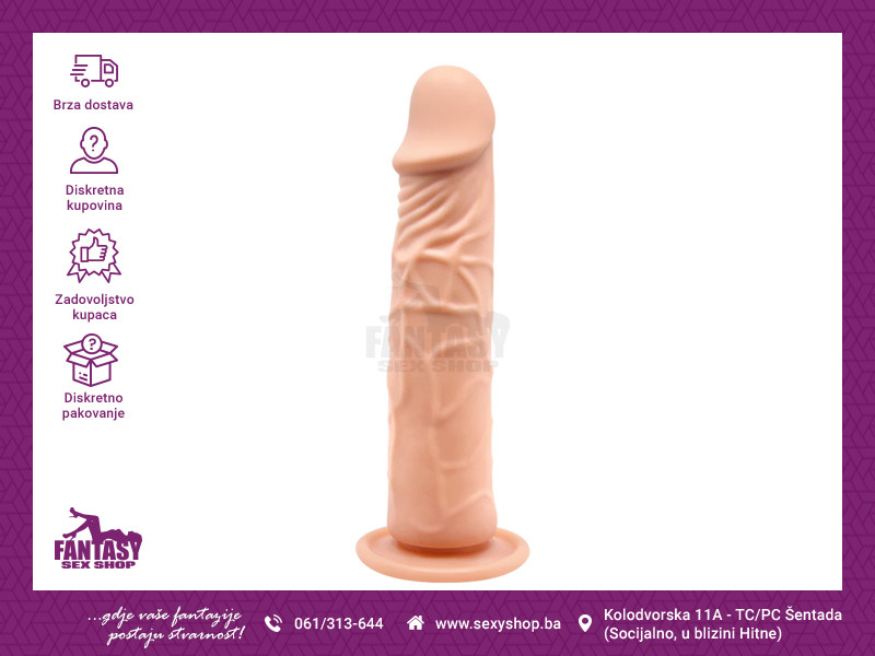 Dildo "Barbara Calvin" 20cm x 4.2cm | sexyshop.ba - Dildoi - OLX.ba