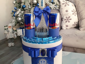 POKLON BOX - Bijeli MINI Belvedere red bull box Pokloni