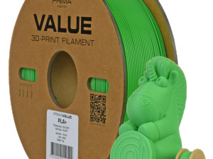 3D PLA+ Printer Filament PrimaValue 1,75mm 1kg Zelena