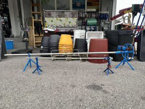 Ražanj inox motor pečenje janjadi pilica prasadi 2M