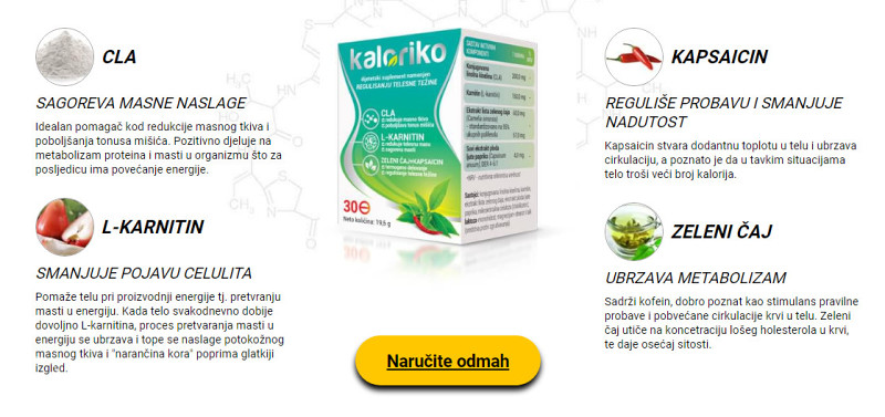 Kaloriko tablete za mršavljenje