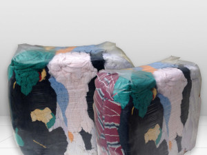 Otpadna-industrijska pamucna krpa veci komadi 10 kg