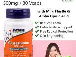 Glutathione Glutation 500 mg 30c Antioksidant