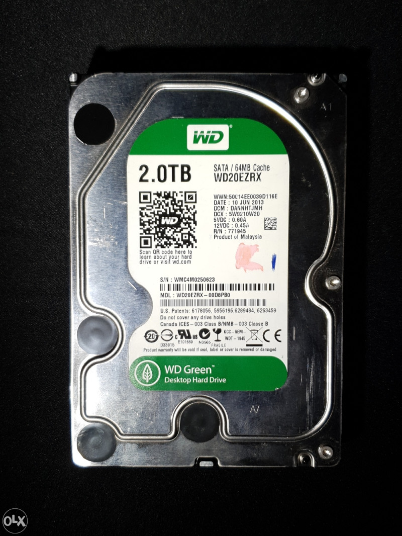 Hard Disk/WD Green 2TB(2000GB)/SATA III/Video nadzor - Hard diskovi ...