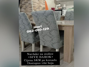 Navlake za 6 stolica, barok model