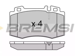 Prednje disk plocice Mercedes ML W163 S klasa W220 W221