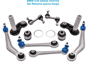 BMW E39 Zadnja Lafeta  Ramena Spone SET