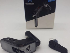 Transmiter FM za auto bluetooth slusalica punjac V9