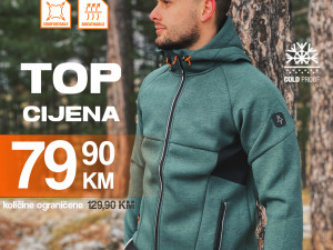 JAKNA TECH SA KAPULJAČOM ZELENA