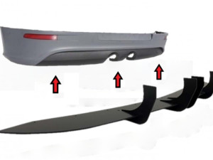 Golf 5 r32 Maxton plitter skrge spoiler za difuzor GG