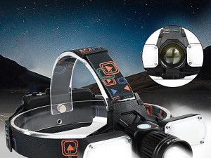LED NAGLAVNA LAMPA BATERIJA ZA GLAVU / 4 MODA RADA /
