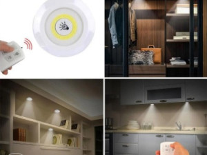 WIRELESS LED RASVJETA SIJALICE NA DALJINSKI 3 KOMADA