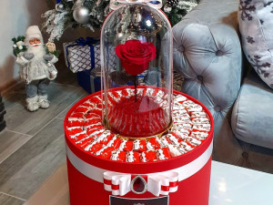 POKLON BOX - Ljepotica I zvijer box crveni kinder bueno