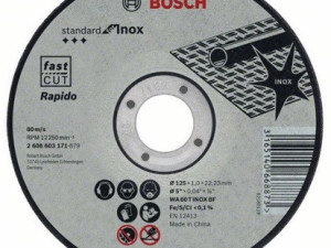 REZNA PLOČA BOSCH 125X1,6X22 INOX