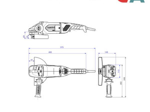 Metabo Brusilica WE 24-230 MVT Kutna 230mm 2.400W