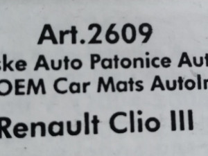 PATOSNICE GUMENE CLIO III TIPSKE