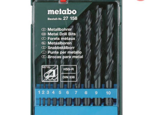Metabo Garnitura Svrdala Za Metal HSS-R 1-10mm