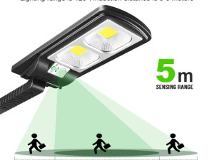 LED solarni reflektor rasvjeta Lampa na senzor 120W