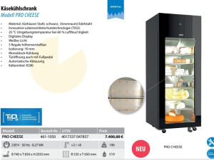 Rashladna vitrina za sireve SARO PRO CHEESE