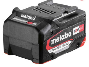 Metabo Baterija 18 V / 5,2 Ah Li-Ion / Li-Power 625028