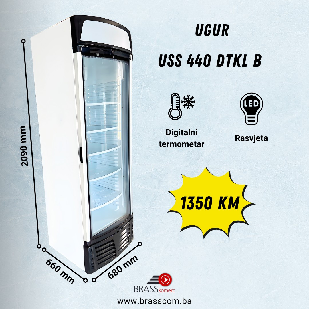 AKCIJA-Ugur USS 440 DTKL B komercijal rashladna vitrina
