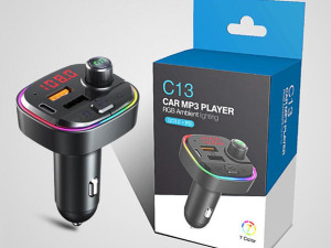 FM TRANSMITER BLUETOOTH 7 LED BOJA