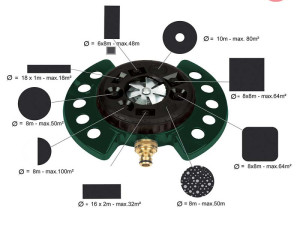 Metabo Raspršivač – Prskalica Za Zaljevanje FR 9