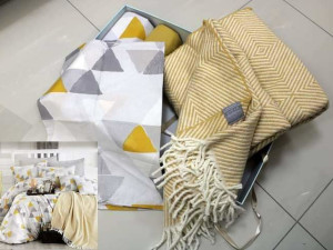 Pamucni set prekrivac i posteljina
