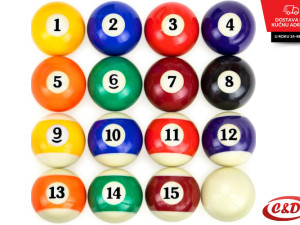 Kugle za bilijar; set 16 komada; Oprema za bilijar