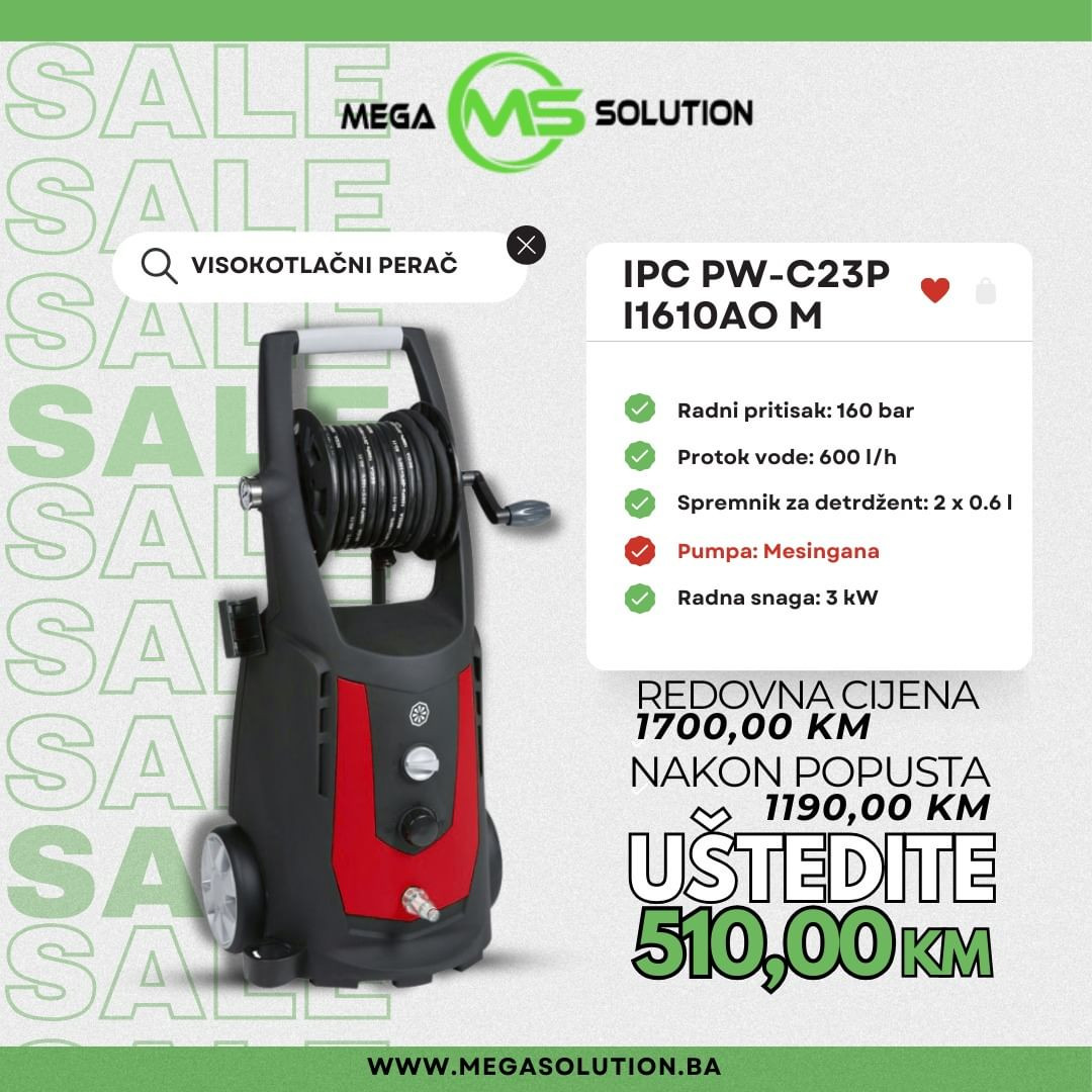 Visokotlačni perač IPC PW-C23P 1610A (VAP)