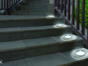 Solarna lampa rasvjeta LED za vrt / 4x