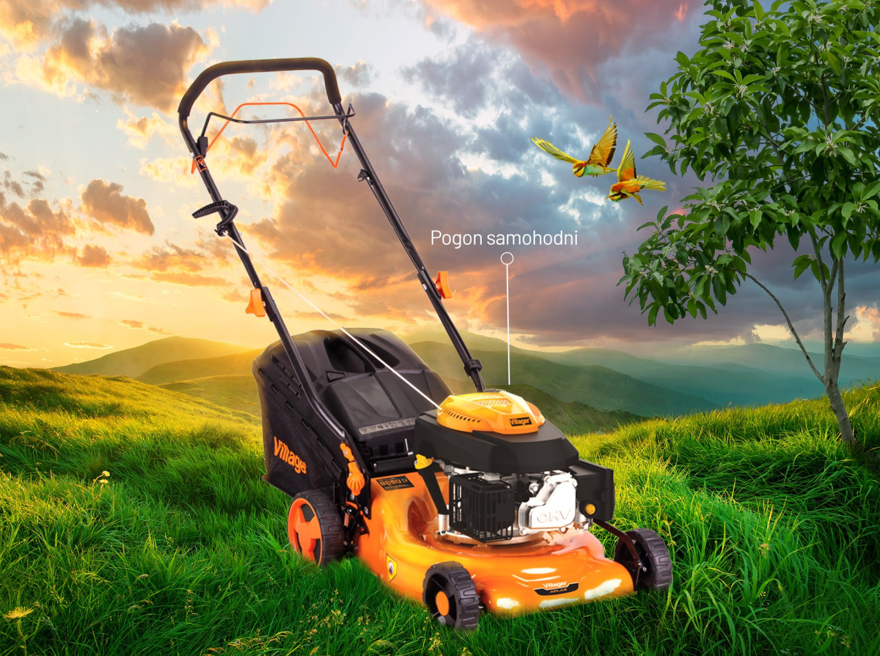 Villager samohodna motorna kosilica Atlas 3110 T Villager