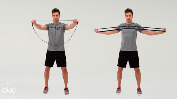 Resistance Band, traka za vježbanje 13mm, 2-16kg