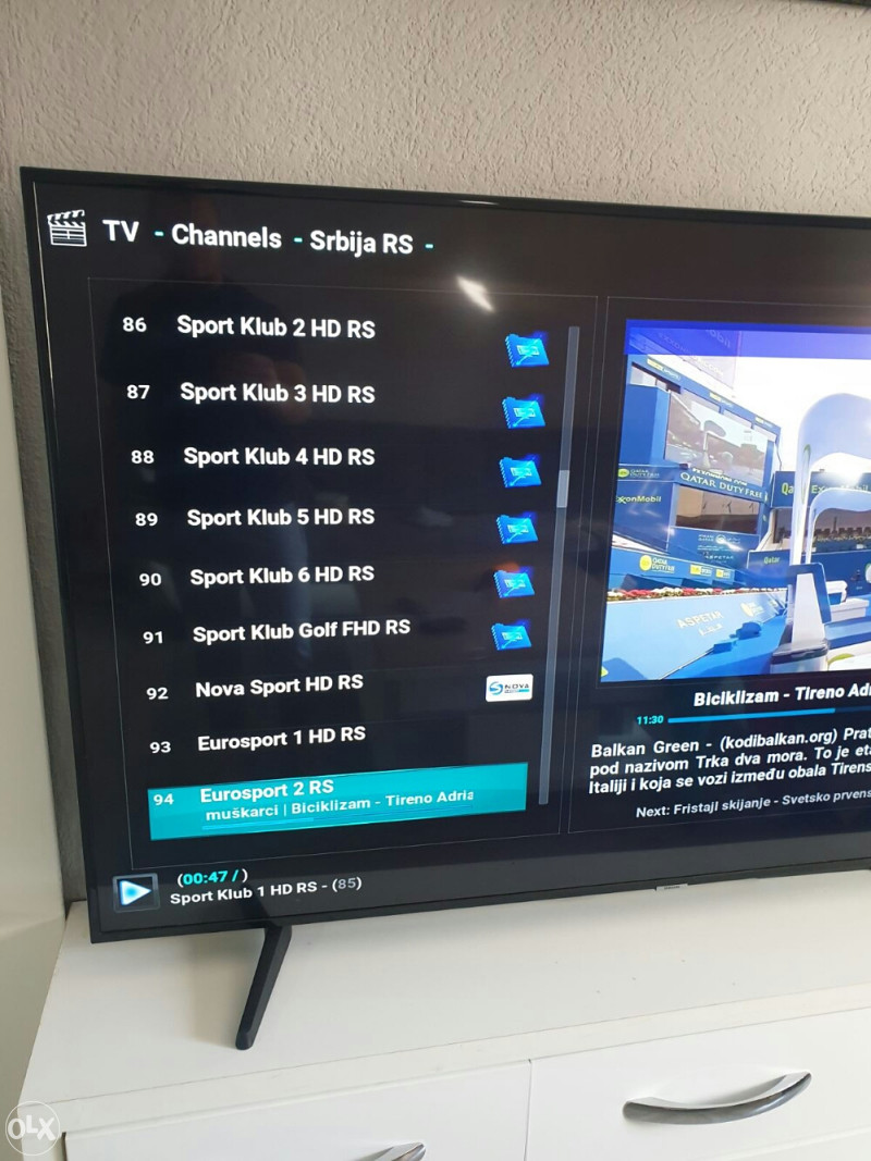 Android TV boks resiver 4GB/32 sport Filmovi Televizija box