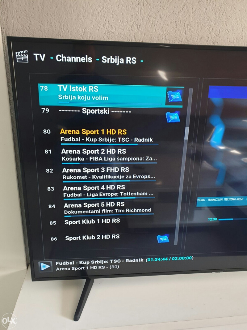 Android TV boks resiver 4GB/32 sport Filmovi Televizija box