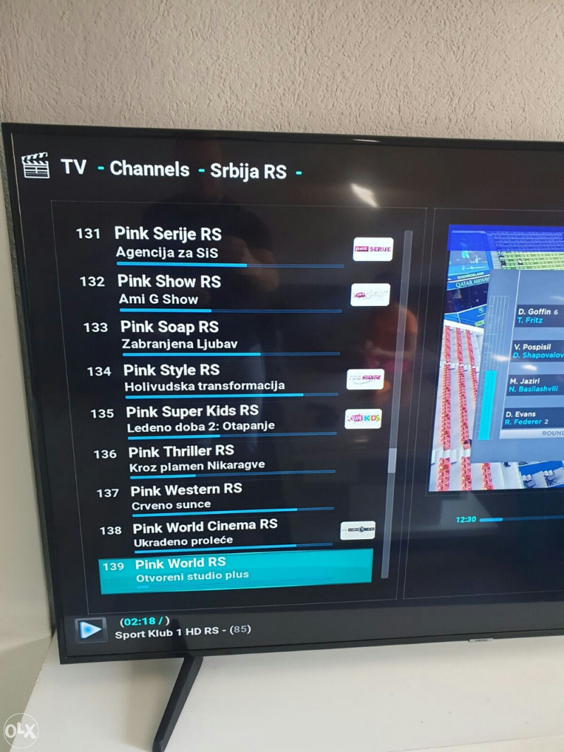 Android TV boks resiver 4GB/32 sport Filmovi Televizija box