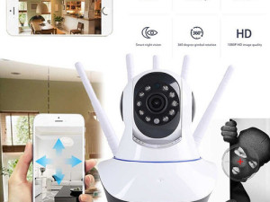 WiFi PTZ rotirajuća kamera unutrasnja baby 5 antena IP