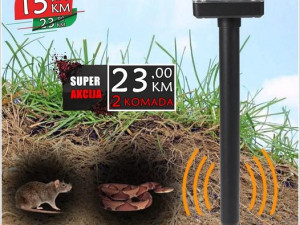 Solarni rastjerivac zmija krtica stetocina zastita vrta 2x kom
