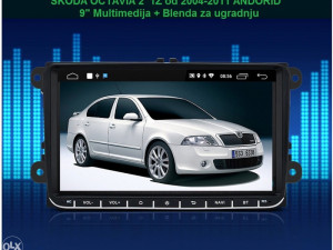 Skoda Octavia A5 Android Multimedija 9incha ; sa Blendom