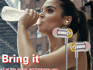 Premium Audio Slusalice 3.5mm sa mikrofonom i futrolom