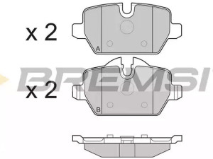 Zadnje disk plocice Opel Insignia A 1.6 1.8 2.0 CDTI