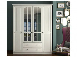 Seray Country Ormar Sa 4 Vrata - Bijela